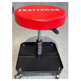 Craftsman Adjustable Seat Rolling Shop Stool