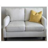 Like New Loveseat with Luxurious Textured Fabric