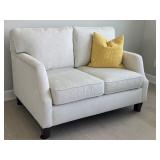 Like New Loveseat with Luxurious Textured Fabric