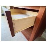 Pair of Solid Wood Nightstands with Single Drawer