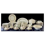 Mikasa Antique Lace Fine China 68-Piece Dinnerware Set with Gold Trim