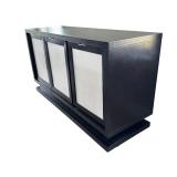 Contemporary Black Credenza