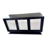 Contemporary Black Credenza