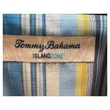 Tommy Bahama Island Zone Blue Plaid Long Sleeve Button Shirt