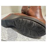 Pair of Gently Used Brown Leather Wedge Dansko Shoes, Size 40