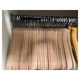 Collection of  Wooden Clothes Hangers