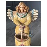 Heartwood Creek by Jim Shore 25" Angel Figurine with Basket