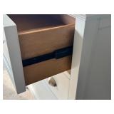 White 6-Drawer Dresser with Mirror Set