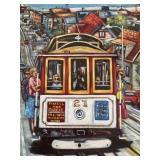 K. Diesner San Francisco Cable Car Art Print
