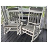 Pair of Leisure Line Outdoor Rocking Chairs by Tangent