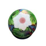 Orient and Flume Hand Blown Art Glass Paperweight Signed Alexander