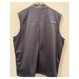 Oakley Quilted Zip-Up Vest XXL Regular Fit Silver and Black