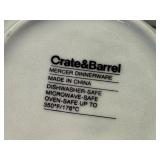 Crate and Barrel Mercer Dinnerware Set