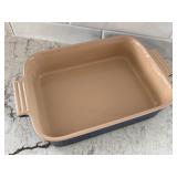 Le Creuset 4.5 Qt Blue Stoneware Covered Baker