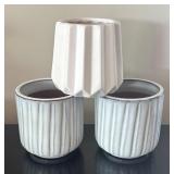 Assorted Candle Holders, Glass Coasters and Vase Collection