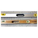 G - Set of 2 48-Inch Levels by Stanley FatMax and Johnson EcoTech