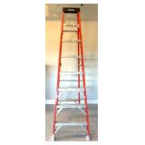 G - Werner 8 Foot Fiberglass Step Ladder FIA08 300 lb Capacity