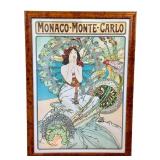 LL - Limited Edition Monaco Monte-Carlo Art Print Framed