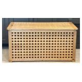 Decorative Wooden Lattice Storage Chest