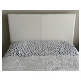Pair of Twin Bed Frames with Mattresses and Linens
