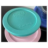 K - Assorted Glass Food Storage Containers - Pyrex, Anchor Hocking, Glasslock