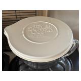 K - Large Collection of Baking Supplies including Cuisinart Hand Mixer, Pans, and Bakeware