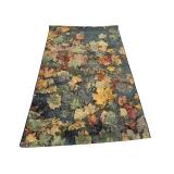 G - Maple Leaves Area Rug 5x8 ft Autumn Tapestry Style