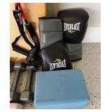 Home Workout Equipment Set with Dumbbells, Balance Board, Gloves, and Accessories