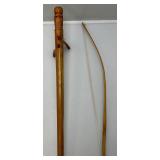 Vintage Thailand Ethnic Handmade Coconut Shell String Fiddle Instrument