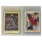 1991 Upper Deck #SPI Michael Jordon Card & O-Pee-Chee Kirby Pucket (Both In Protective Sleeves)