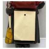 RARE Antique Old Mammy Cast Iron Memo Pad