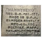 RARE Antique Old Mammy Cast Iron Memo Pad