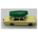Vintage Matchbox Lesney Miniature Cars Including #71 Jeep Gladiator, And #45 Ford Corsair With Roof Rack And Boat  (VERY GOOD CONDITION)