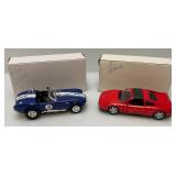 Misc. Die-Cast Collectible Cars Including FERRARI, Ford Cobra And More (NIB)
