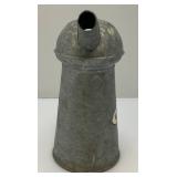 Two Vintage Galvanized Oil Cans Including HUFFY