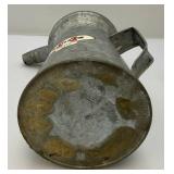 Two Vintage Galvanized Oil Cans Including HUFFY