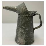 Two Vintage Galvanized Oil Cans Including HUFFY