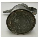 Two Vintage Galvanized Oil Cans Including HUFFY