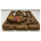 Vintage Universal Statuary Corp 1968 Conquistador Wall Plaque 11" x 15"