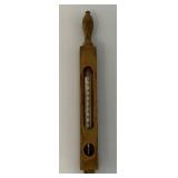 Antique  Wood Dr. Forbes Bath Thermometer Made In USA
