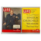 Misc. Patriotic Items Including Life Magazine, US Army Traing Center Engineer Book And More