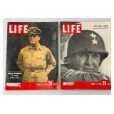 Misc. Patriotic Items Including Life Magazine, US Army Traing Center Engineer Book And More