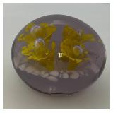 Vintage Baccarat Floral Paperweight