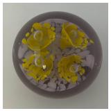 Vintage Baccarat Floral Paperweight