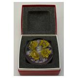 Vintage Baccarat Floral Paperweight