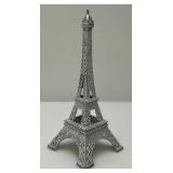 Vintage 10" Sparkle Metal Eiffel Tower