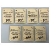 1982 TOPPS Sticker Cards Including SUPER BOWL XVI Cards And More