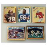 1982 TOPPS Sticker Cards Including SUPER BOWL XVI Cards And More