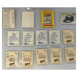 Group Of Vintage Topps Miniature Sports Cards, Stickers And More (Sealed Pack Of Super Star Cards)