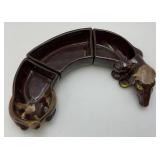 Vintage ARTMARK Three Piece Wiener Dog Serving Tray